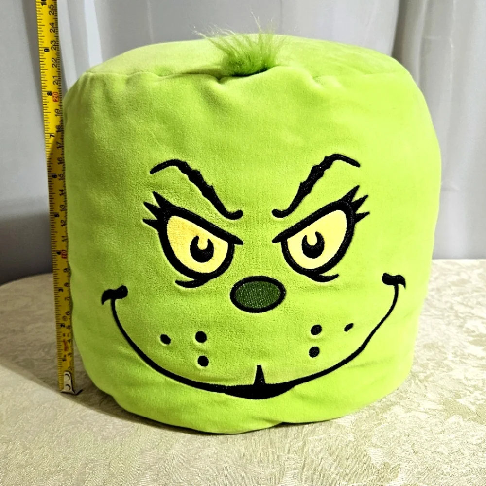 Dr. Seuss - The Grinch Mallow, Square Plush Pillow